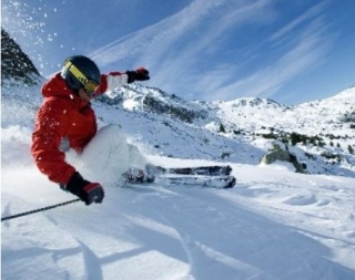 Üben Sie Skifahren 